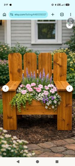 Wooden planter box