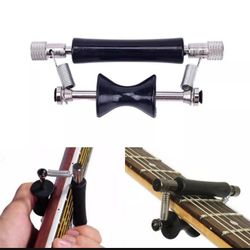 Black Carbon Steel Facility Guitar Rolling Glider Capo for Guitar