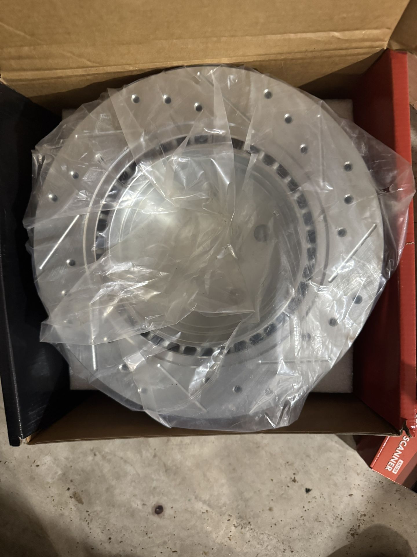 Brake Rotor Discs Set Of Two (brand New) Part APBRS434