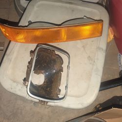 Front Headlight Bezel For Chevy Express Van And Quarter Light Assembly. 