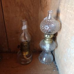 Miniature Hurricane Oil Lamps
