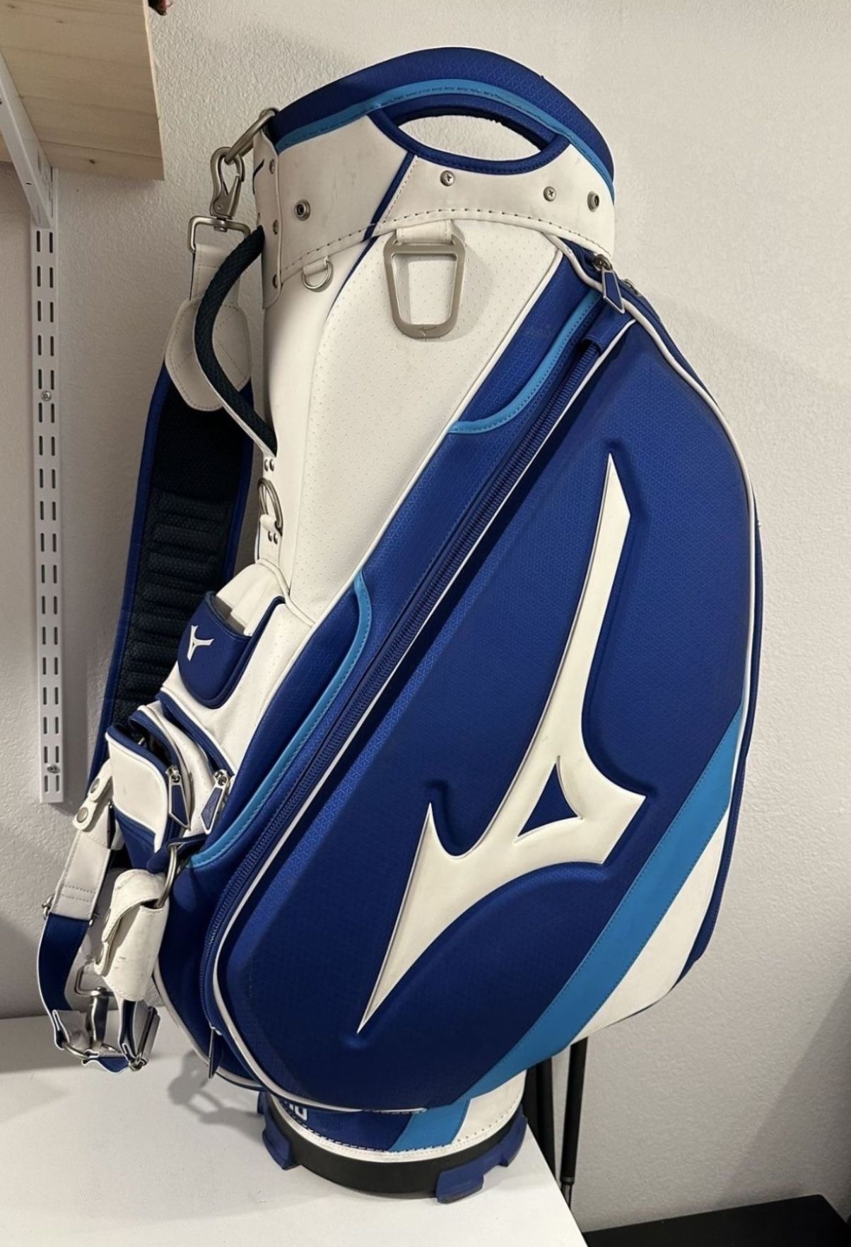 MIZUNO Professional Tour Golf Bag⛳️ Blue White ✨EXCELLENT