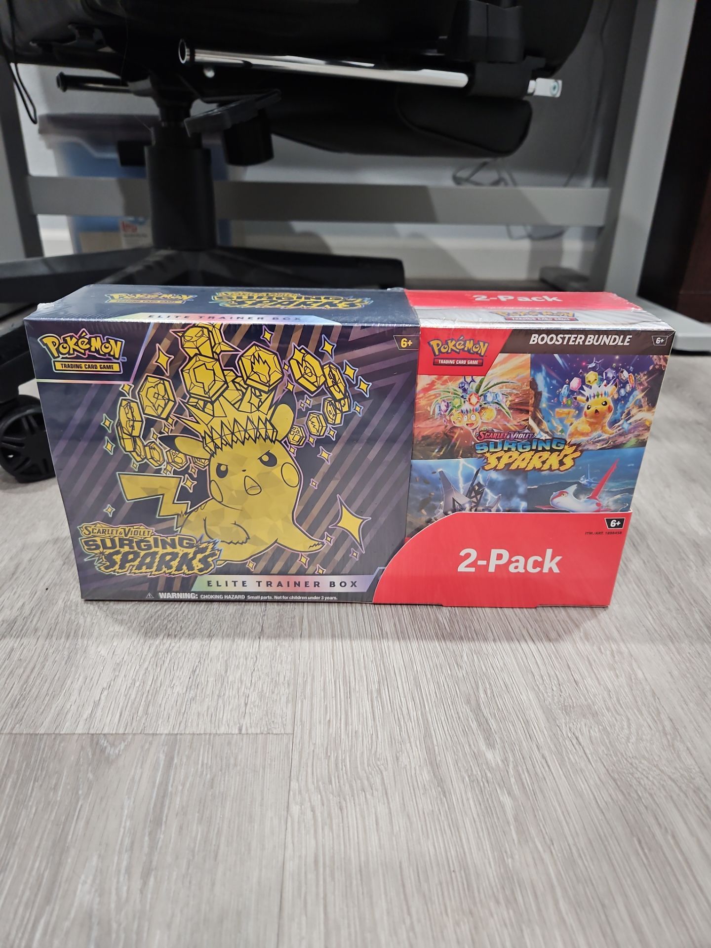 Surging Sparks ETB and Booster Bundle