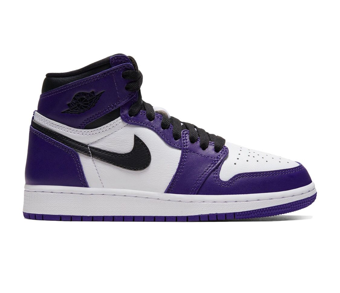 Jordan 1 Court Purple Gs
