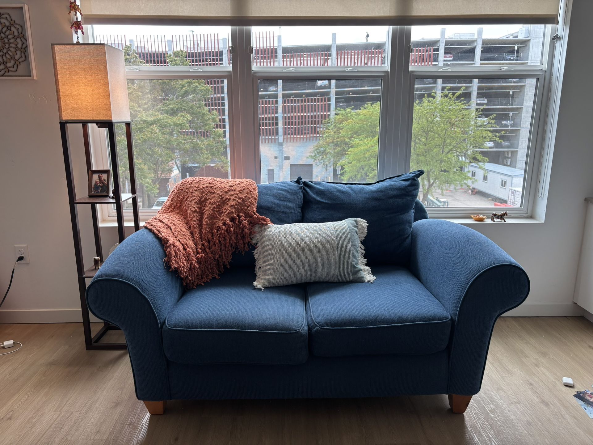 Cozy Blue Love Seat