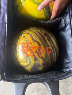 Bowing balls with bag