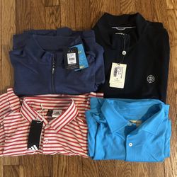 4 BRAND NEW Golf Shirts
