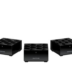 NETGEAR Nighthawk Dual-Band WiFi 6 AX1500 Mesh System 1.5 Gops Router + 2 Satellites (MK6W-100NAS)