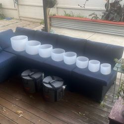 CVNC Quartz Crystal Singing Bowl Set