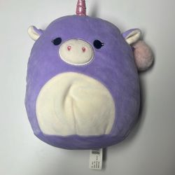 Purple Unicorn Squishmallow 8”