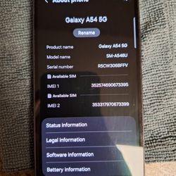 Samsung Galaxy A54 5g 