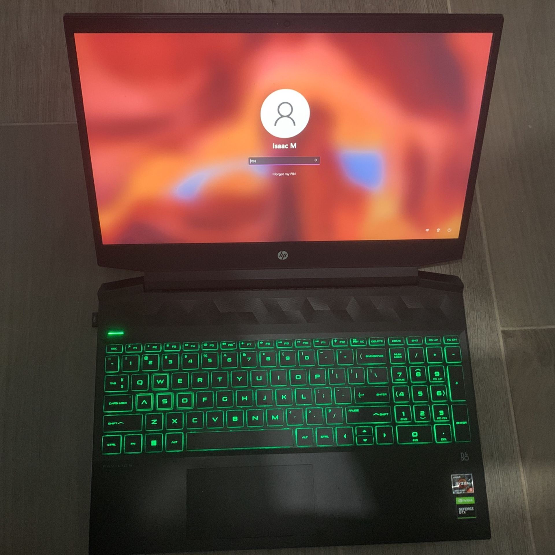 HP Pavilion  Black/Green AMD Ryzen 5 5600H With Radeon Graphics