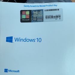 Brand New: Windows 10 Product key unscratched Plus External Hard Drive 