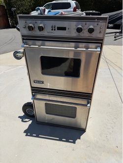 Viking double oven 27”