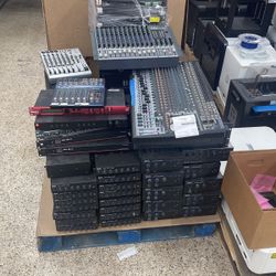 Audio Equipment Pallet 