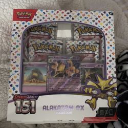 Pokemon 151 Alakazam Ex Collection Box