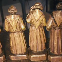Hand Carved Wooden Men