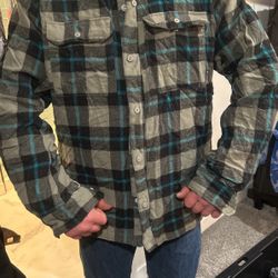 Columbia Flannel Jacket Men's XL