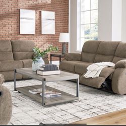 Recliner Sofa and Loveseat