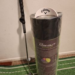 *Brand New* PuttOut Golf  Mat Medium With Swing Trainer