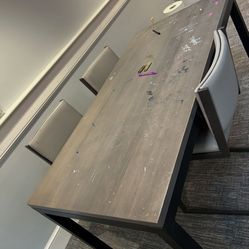 Used High Bar Table With Chairs