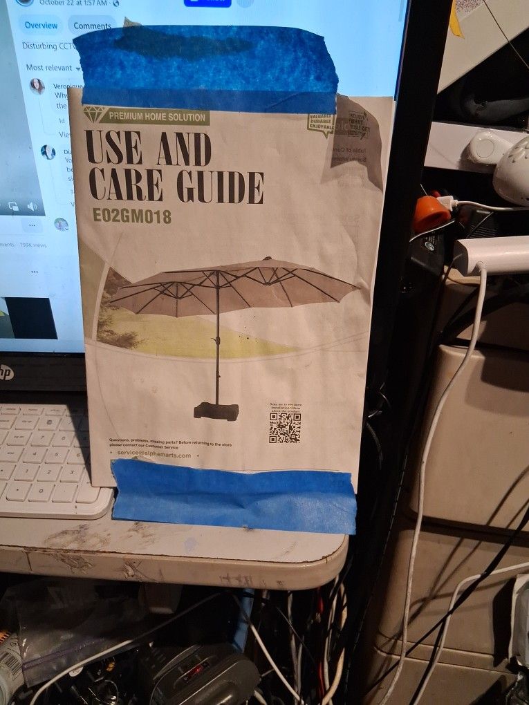 BRAND NEW UMBRELLA 15 FT