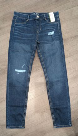 Girls Legging Jeans with Distressing, New with Tags