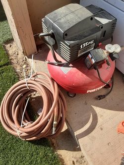 Compressor and hose