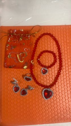 Red Jewerly set