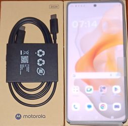 MOTOROLA G STYLUS 2024 5G 256GB ANDROID NEW IN BOX CLEAN IMEI UNLOCKED FOR T-MOBILE METRO VERIZON SPECTRUM AT&T CRICKET TELCEL MEXICO TIGO CLARO MOVIS