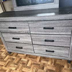 Dresser Set With Nightstand, Full Body Mirror 