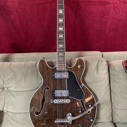 Vintage Univox Coily Hollowbody Guitar