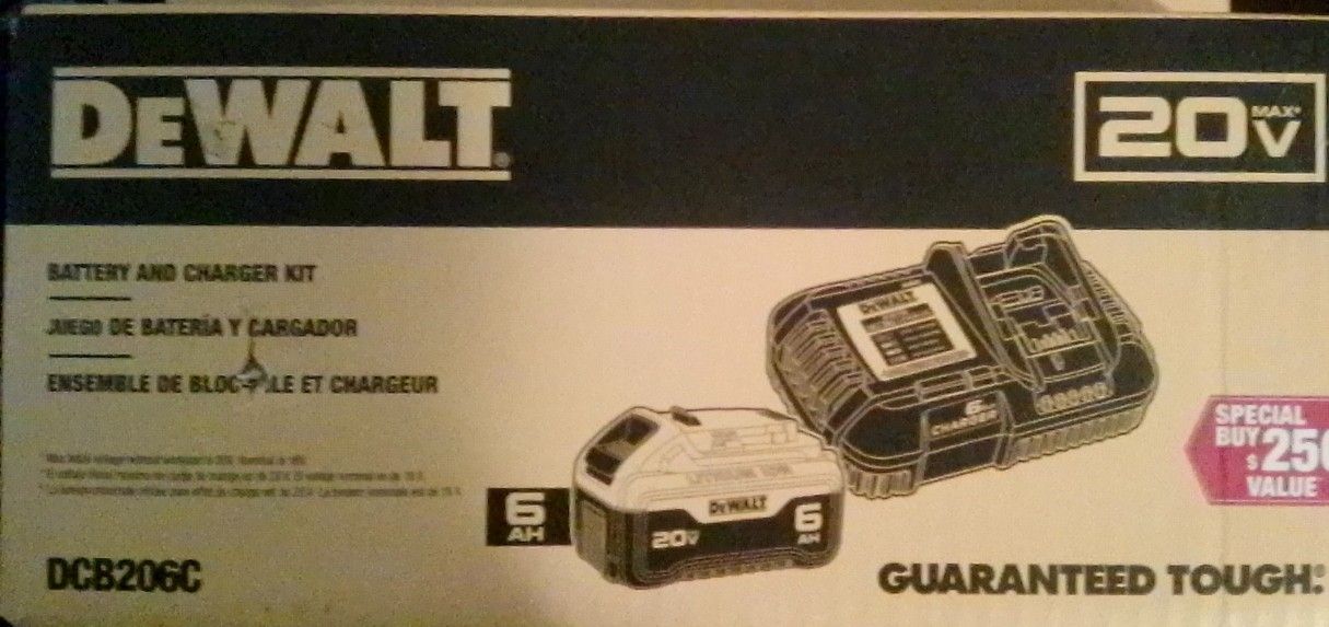 DeWalt Battery And Charger Kit