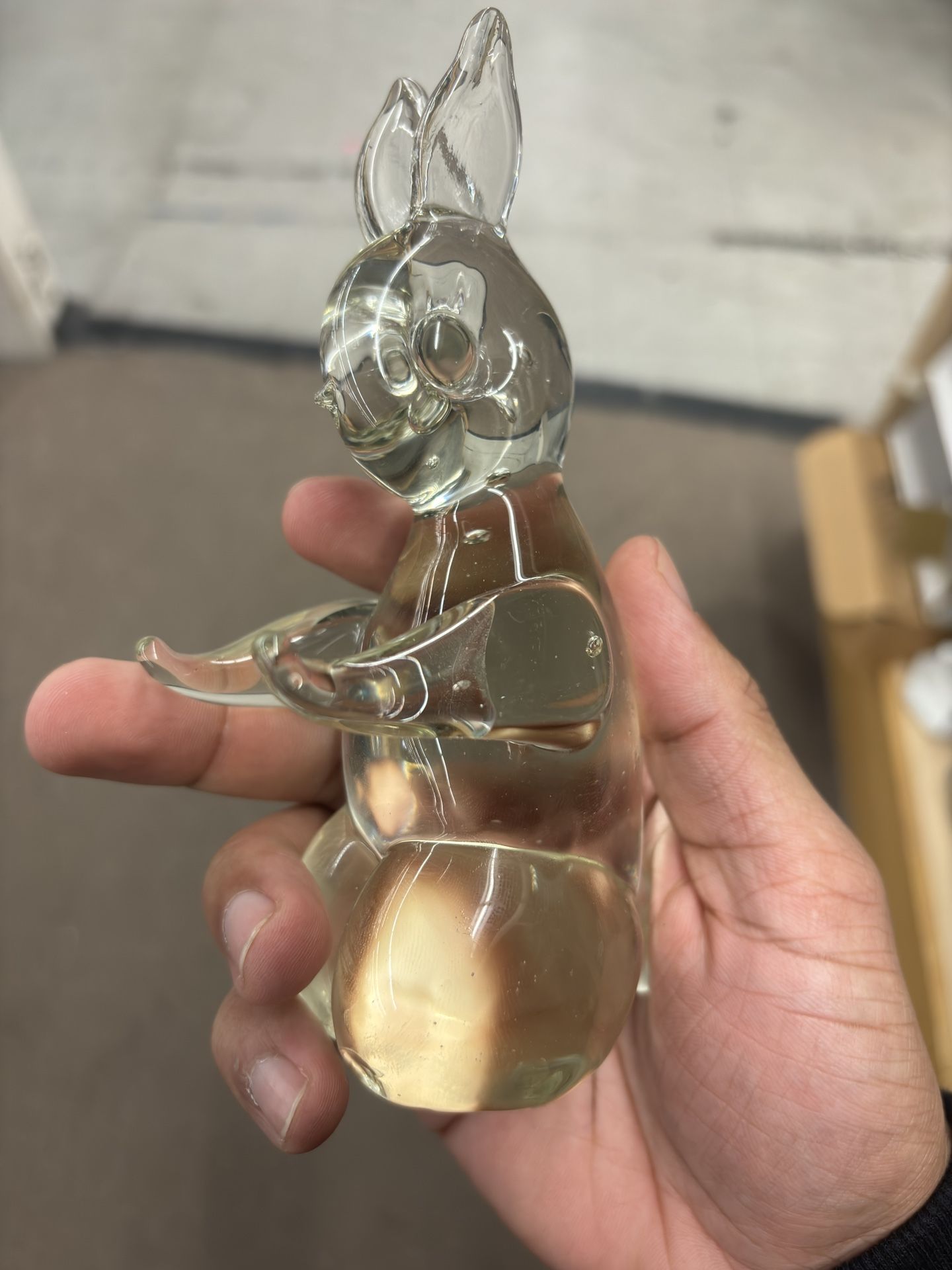 Vintage Crystal Glass Bunny Collection