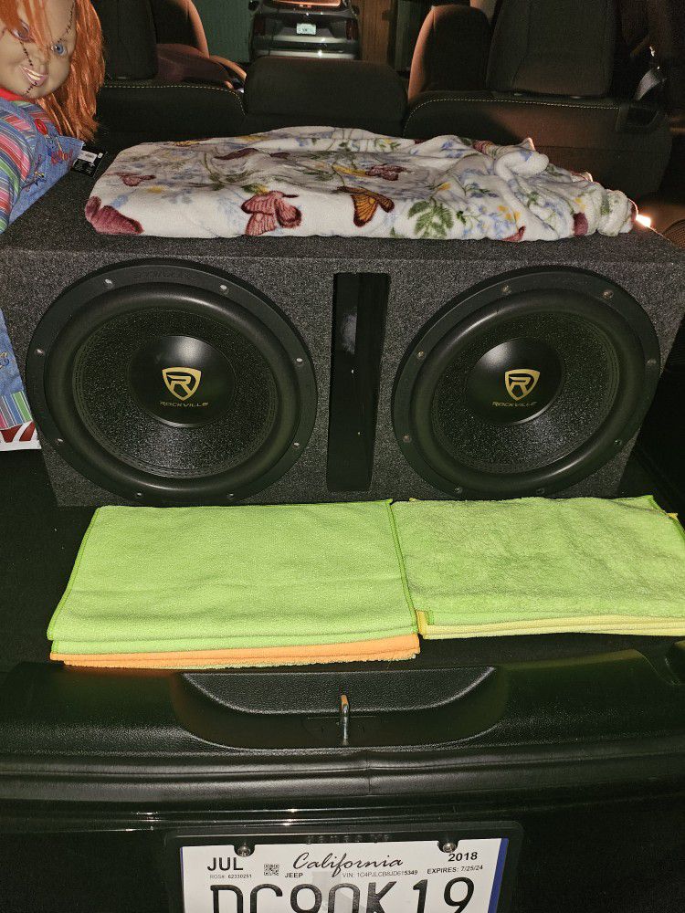 12 Inch Rockville Subs 4k Watts. TRADE ONLY