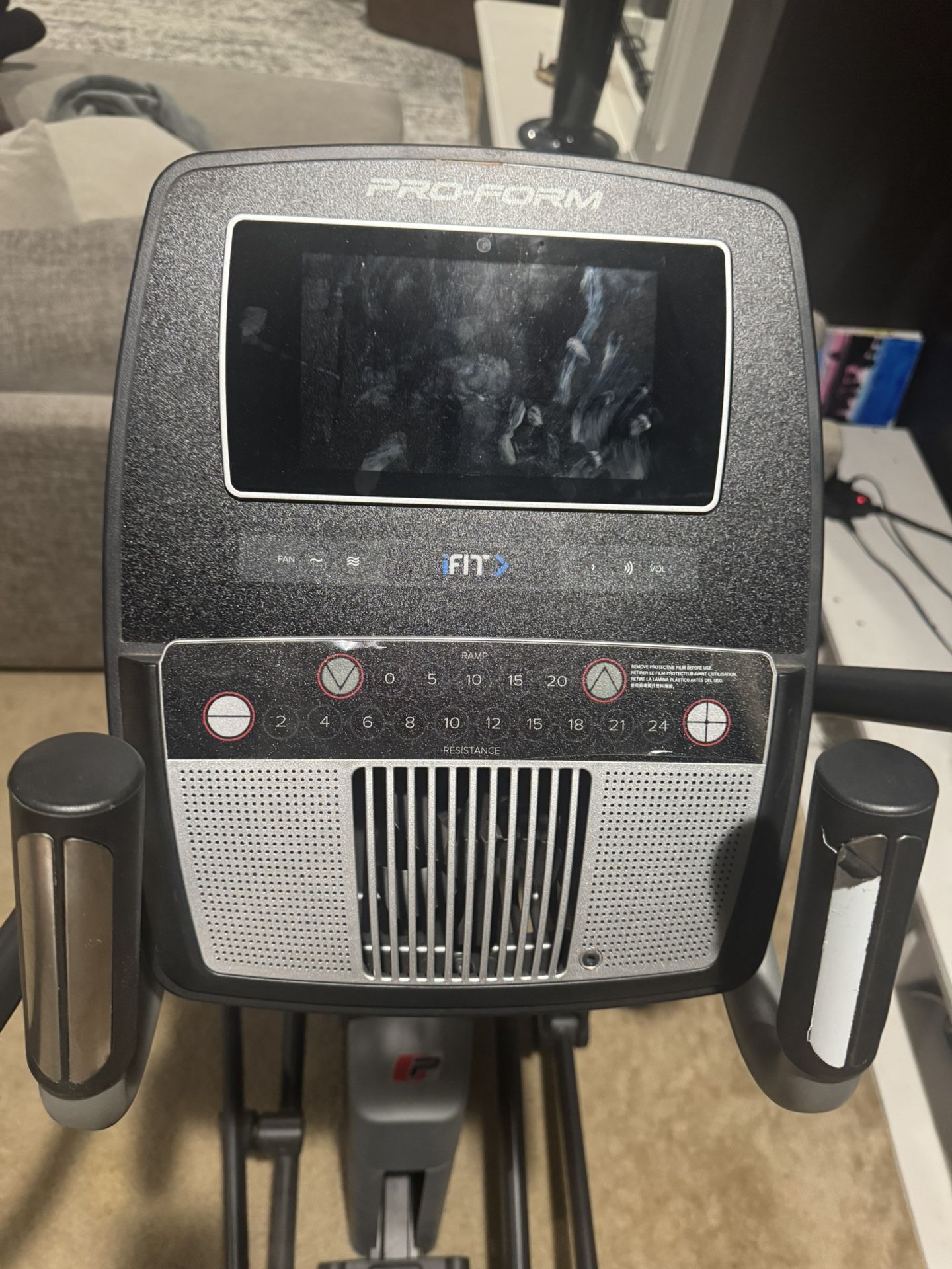 The ProForm Carbon E7 Elliptical Cross trainer