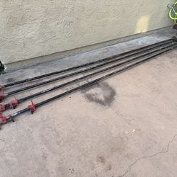 10feet bessey 3/4 pipe clamps lot of 4