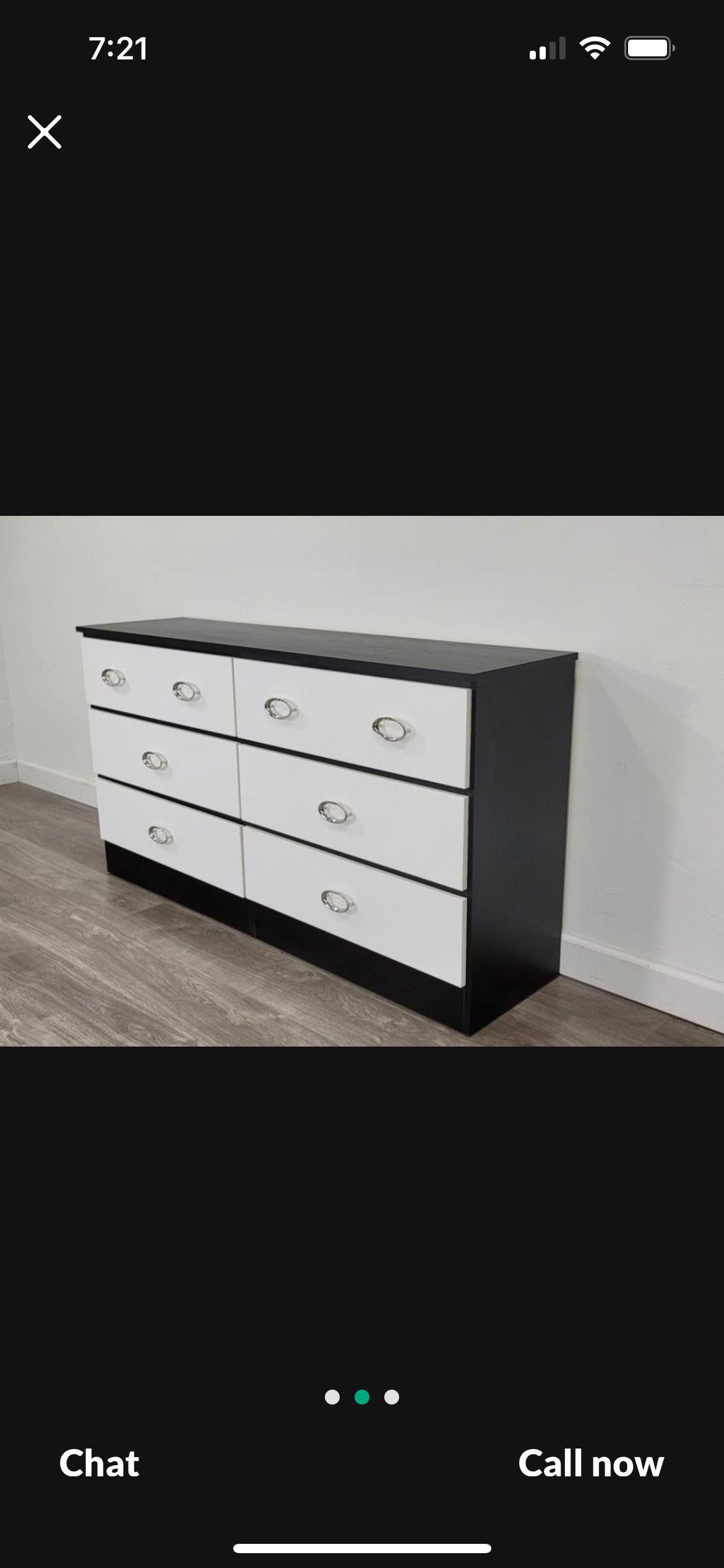 dressers black and white