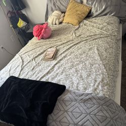 Full Bed And Bed Frame 