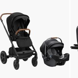 Nuna Stroller Car seat and Bassinet 