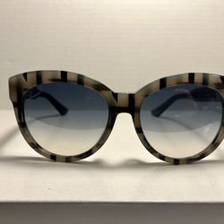 Authentic Gucci GG3757/F/S YZ9G5 Butterfly Sunglasses - Gradient Blue/Gray