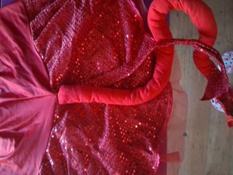 SexyRED.\n Devil, dress size.1 X No Horns