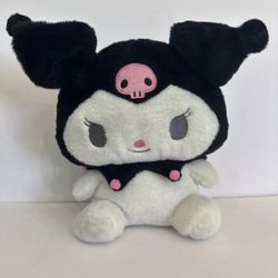 Kuromi Plush Handbag Black And White Plush Bag Missing Chain