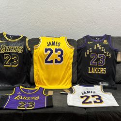 Lebron James Lakers Jersey Men & Kids