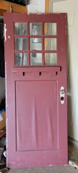 Antique door craftsman style