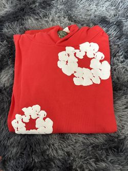 Red Denim Tear Hoodie XL