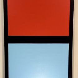 Hand-Painted Contemporary Color Field Painting 