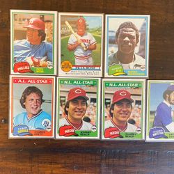 Baseball Cards Lot Of 7 