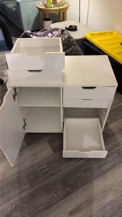 White dresser