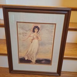 PINKIE PRINT - FRAMED & MATTED